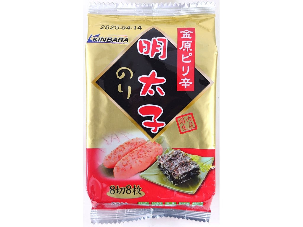 Kanahara Spicy Mentaiko Seaweed 8 Sheets