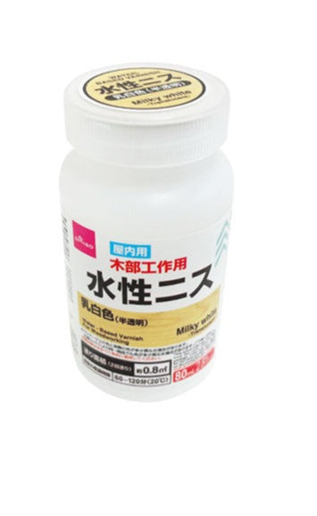 Water-Based Varnish (For Woodwork, Milky White - Semi-Transparent)