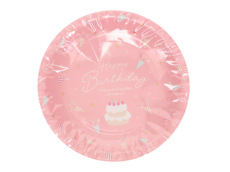 Paper Plates (Pastel, 5 Pieces)