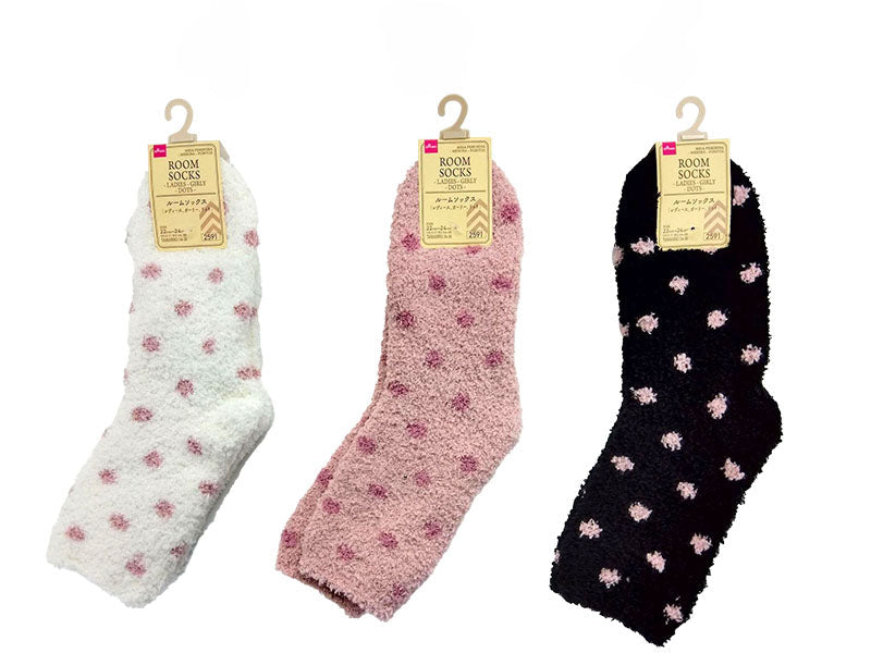 Women's Room Socks (Girly, Dots)