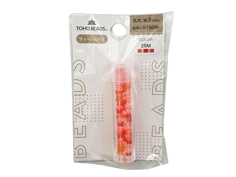 TOHO Beads (Round Large, Mix Red)