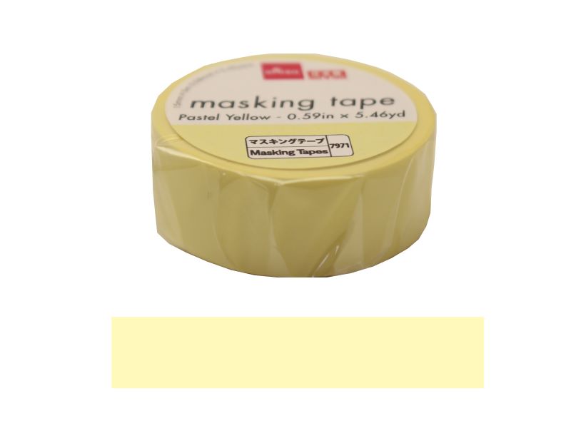 Masking Tape (Pastel Yellow)