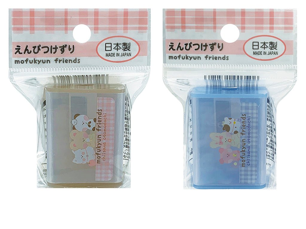 Pencil Sharpener (Square Type, Mofukyun Friends)