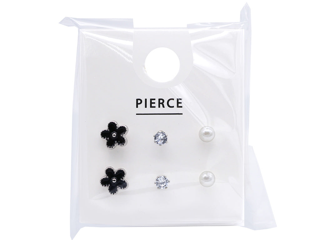 Set of Earrings (Flower Design)