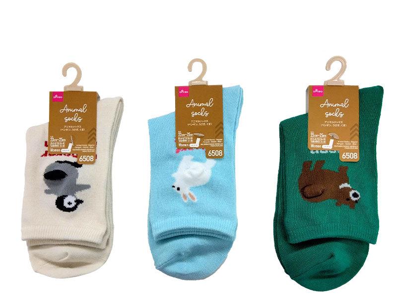Animal Socks (Regular Length, Penguin, Rabbit, Bear)