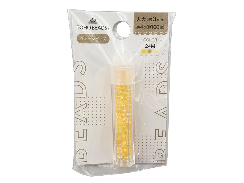 TOHO Beads (Large Round, Mixed Yellow Colors)