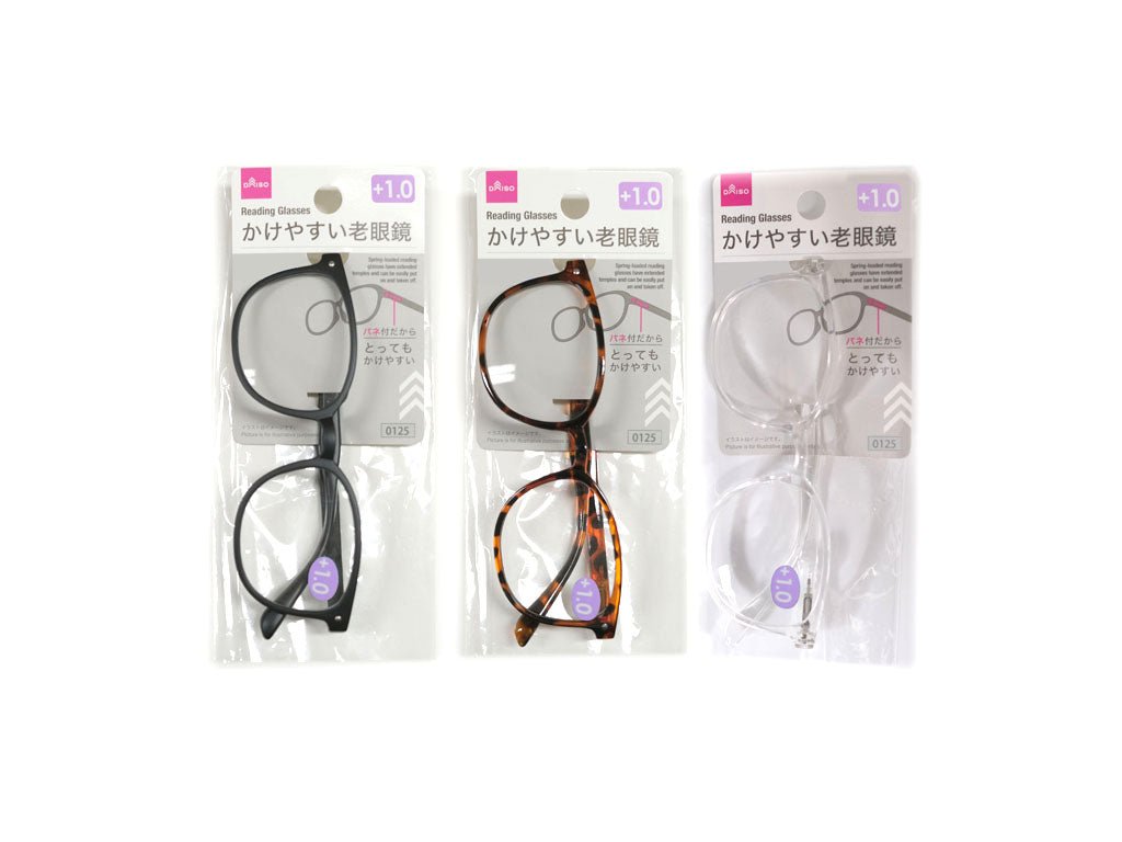 Spring Reading Glasses (Wellington, +1.0)