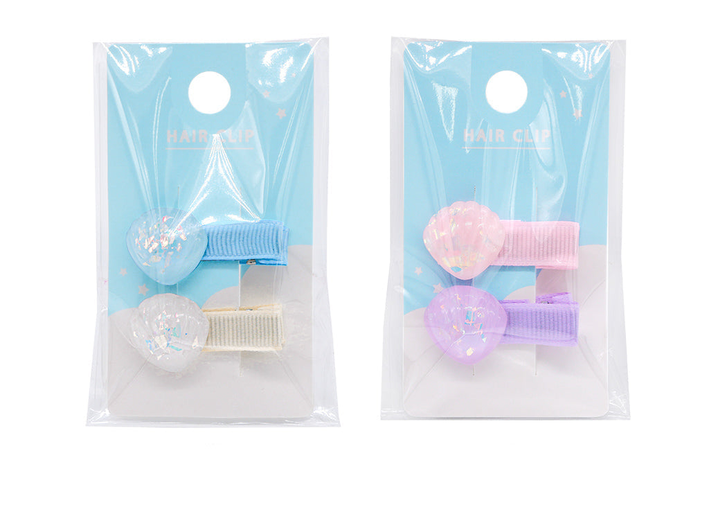 Hair Clip Set (Shell, Hologram)