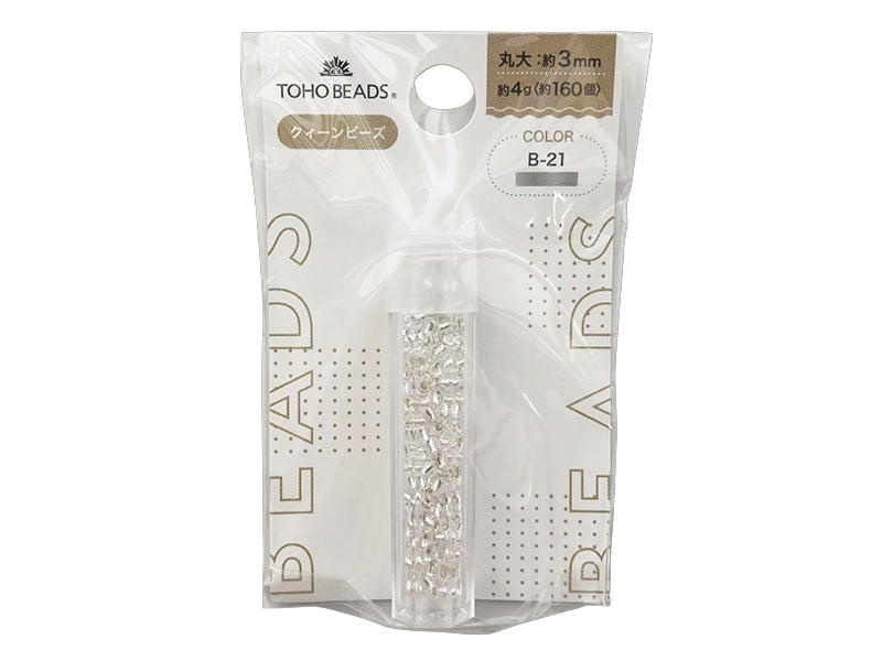 TOHO Beads (Round Large, Silver Color, B-21)