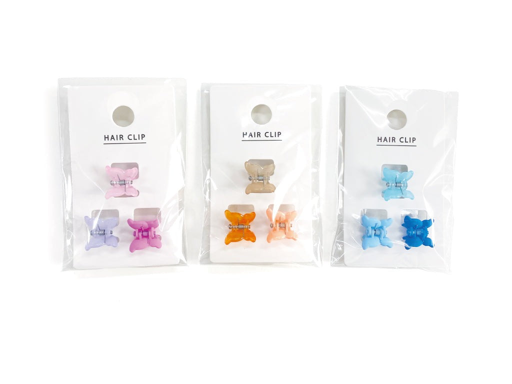 Mini Bun Clip (Mini Mini, Butterfly, 3P)