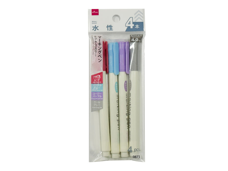 Marking Pen (Mixed Colors, 4 pieces)