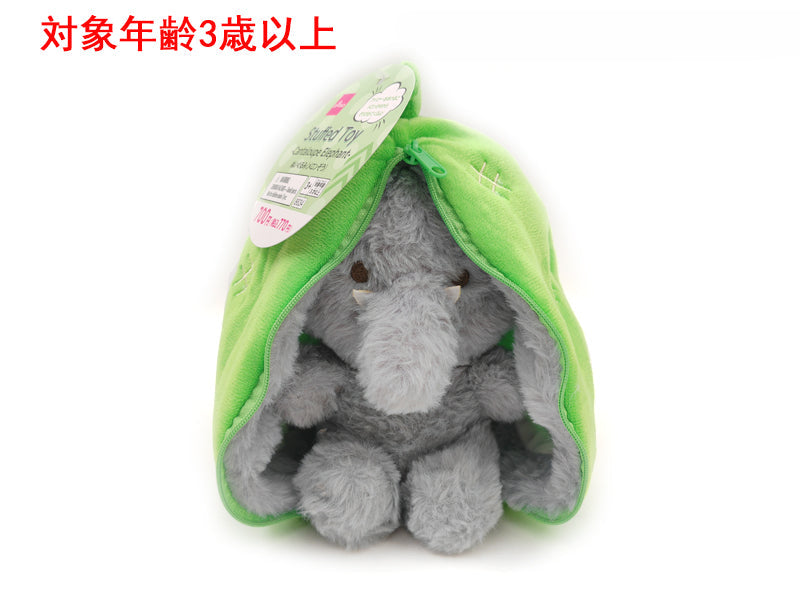 Melon Elephant Plush Toy