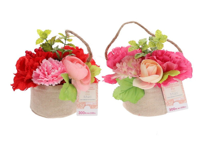 Carnation Arrangement Pot