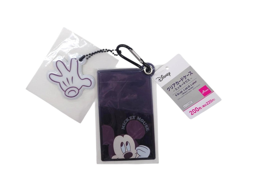 Clear Card Case (Mickey Mouse)