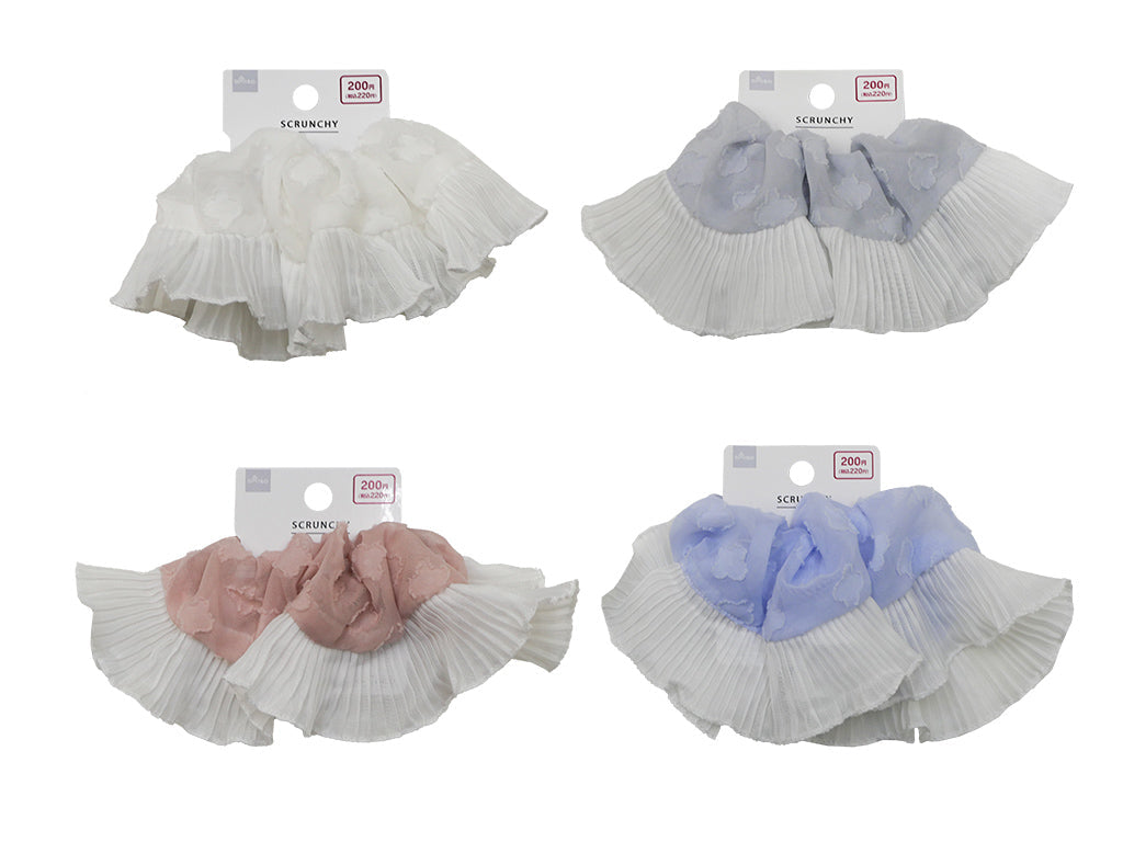 Frill Chouchou (Flower Chiffon)