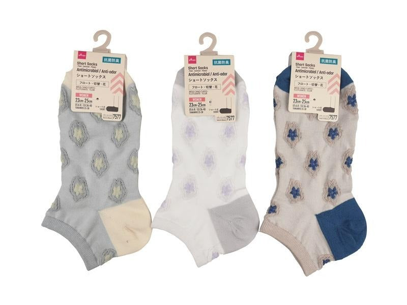 Short Socks (Antibacterial, Float, Switch, Flower)