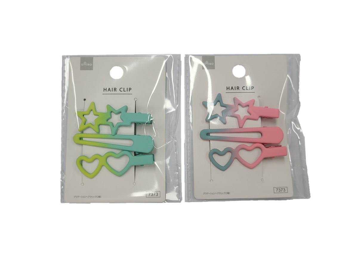 Gradient Hair Clips (3 Pieces)