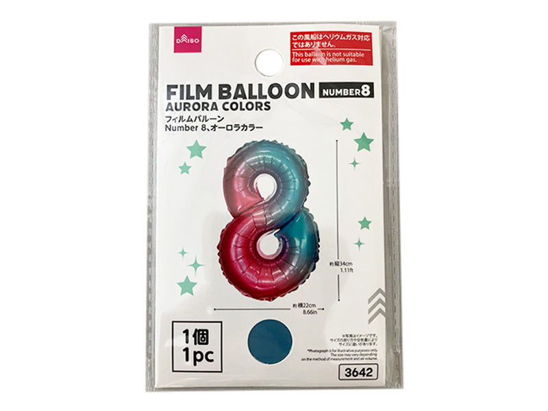 Film Balloon (Number 8, Aurora Color)