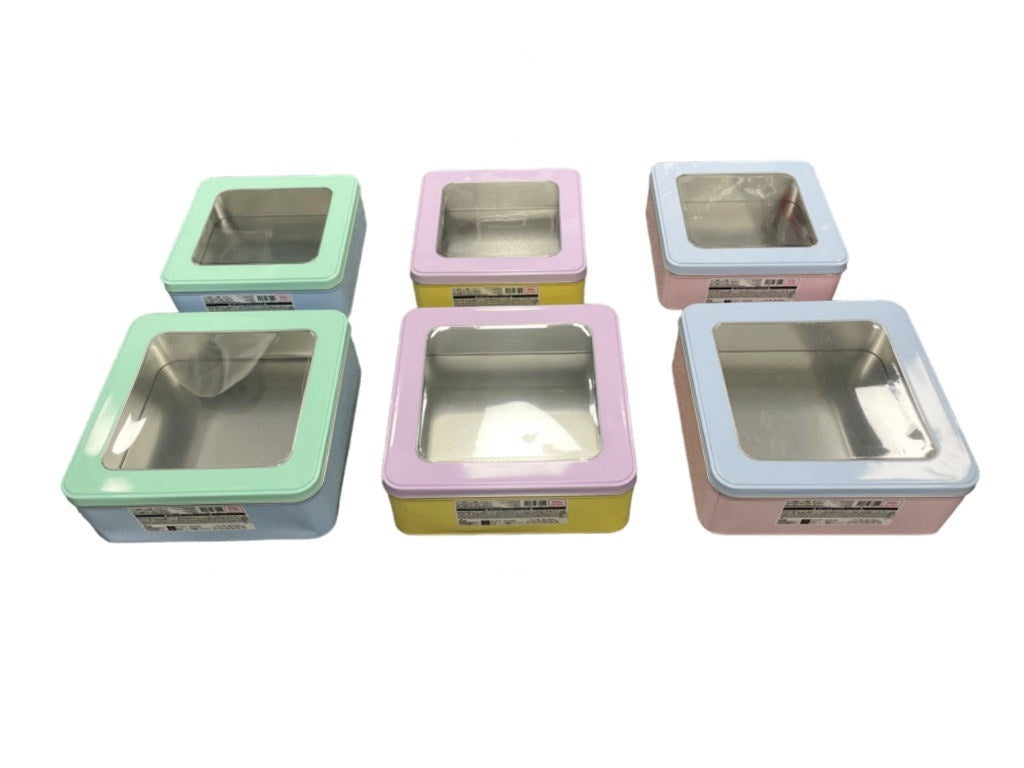 Clear Window Can Case (Square, Assorted Sizes)
