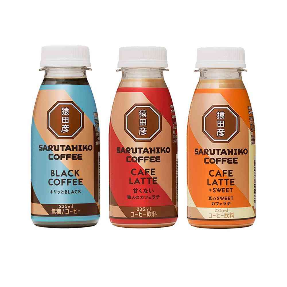 [Chilled] Sarutahiko Coffee Coffee Tasting Set 235ml x 4 Bottles Each, Total 12 Bottles
